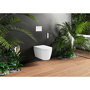 WC lavant compact Duravit SensoWash Starck f Pro WC Lavant 650002012004300  complet avec abattant, sans bride, HygieneGlaze
