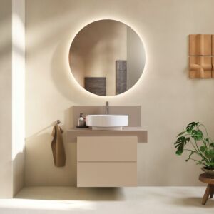 Duravit Balcoon Console BA90560IFIF0000 80 x 55 x 37 cm, 1 cut-out basin center, matt umbra