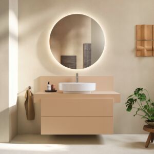 Duravit Balcoon Console BA90580IHIH0000 120 x 55 x 37 cm, 1 cutout, basin center, Terraccino matt