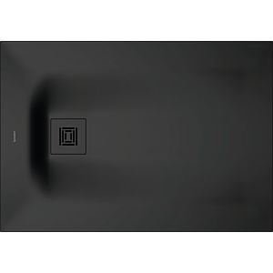 Duarvit Sustano Rechteck-Duschwanne 720272650000000 100 x 70 x 3 cm, dunkelgrau matt