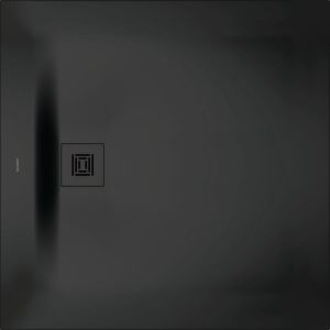 Duarvit Sustano receveur de douche carré 720275650000000 100 x 100 x 3 cm, gris foncé mat