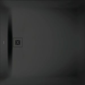 Duarvit Sustano receveur de douche carré 720279650000000 120 x 120 x 3 cm, gris foncé mat