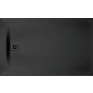 Duarvit Sustano rectangular shower 720286650000000 160 x 100 x 3 cm, dark gray matt