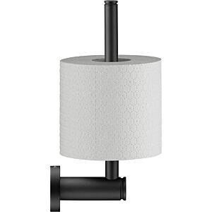 Duravit D-Code porte-rouleau de papier toilette de remplacement 0099154600 noir mat, 60x220 mm