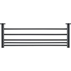 Duravit D-Code Handtuchablage 0099254600 Schwarz Matt, 650x220x112 mm, Wandhängende Montage