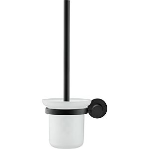 Duravit D-Code brush set 0099274600 Black Matt, wall-mounted