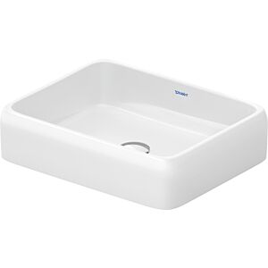 Duravit Collection One Aufsatzbecken 2383500079 ohne Hahnlochbank, Hahnloch und Überlauf, Weiß Hochglanz