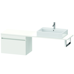 Duravit DuraStyle vasque DS534301818 70 x 47,8 cm, blanc mat, pour console, 2000 coulissant