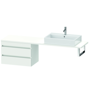 Duravit DuraStyle vasque DS534801818 70 x 47,8 cm, blanc mat, pour console, 2 tiroirs
