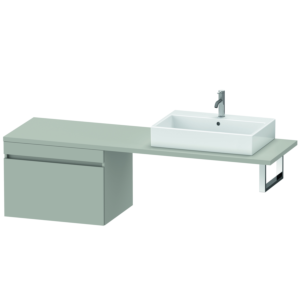 Duravit DuraStyle Waschtisch-Unterschrank DS535400707 70 x 54,8 cm, betongrau matt, für Konsole, 1 Auszug