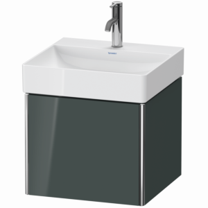 Duravit XSquare XS405903838 48.4x39.7x46cm, 2000 coulissant, Dolomiti Grey ultra brillant