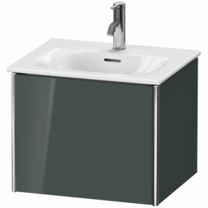 Duravit XSquare Waschtisch-Unterschrank XS422103838 51x39,7x41,8cm, 1 Auszug, Dolomiti Grey hochglanz