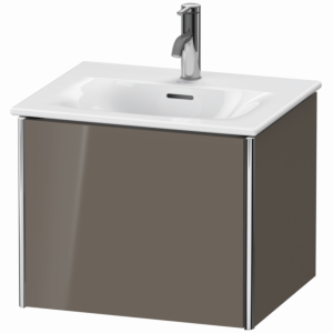 Duravit XSquare Waschtisch-Unterschrank XS422108989 51x39,7x41,8cm, 1 Auszug, Flannel Grey hochglanz