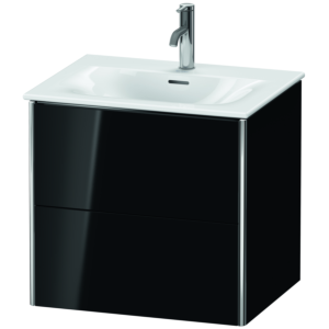 Duravit XSquare Duravit XSquare XS432204040 61x56x47.8cm, black high gloss, 2 drawers