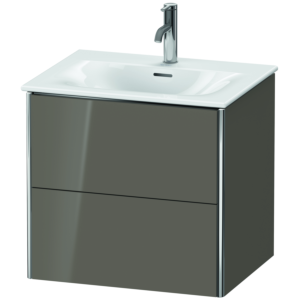 Duravit XSquare Duravit XSquare XS432208989 61x56x47.8cm, flannel gray high gloss, 2 drawers
