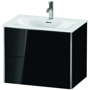 Duravit XSquare Duravit XSquare XS432304040 71x56x47.8cm, black high gloss, 2 drawers