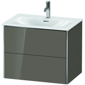 Duravit XSquare Duravit XSquare XS432308989 71x56x47.8cm, flannel gray high gloss, 2 drawers
