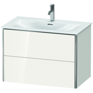 Duravit XSquare Duravit XS432402222 81x56x47.8cm, blanc brillant, 2 tiroirs