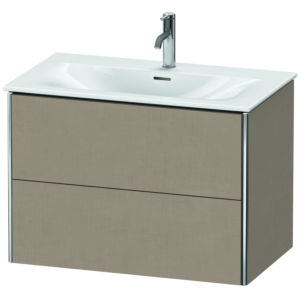 Duravit XSquare Waschtisch-Unterschrank XS432407575 81x56x47,8cm, Leinen, 2 Schubkästen