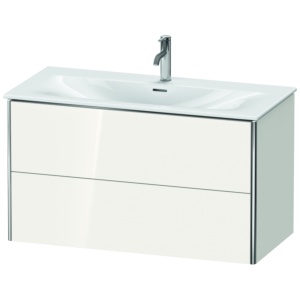 Duravit XSquare Duravit XS432502222 101x56x47.8cm, blanc brillant, 2 tiroirs