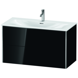 Duravit XSquare Duravit XSquare XS432504040 101x56x47.8cm, black high gloss, 2 drawers