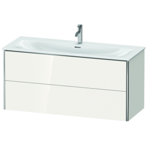 Duravit XSquare Duravit XS432602222 121x56x47.8cm, blanc brillant, 2 tiroirs