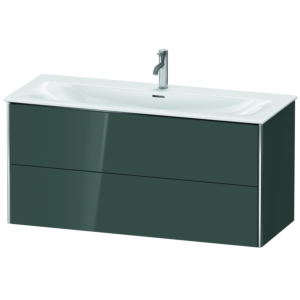 Duravit XSquare Duravit XSquare XS432603838 121x56x47.8cm, Dolomiti Grey high gloss, 2 drawers