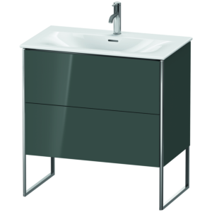 Duravit XSquare Duravit XS452403838 81x84x47.8cm, Dolomiti Grey ultra brillant, 2 coulissants