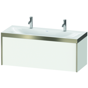 Duravit XViu vasque XV4613OB118P 120x48cm, 2000 , champagne mat, Cadres P, blanc mat