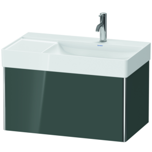 Duravit XSquare Waschtisch-Unterschrank XS406203838 78,4x39,7x46cm, 1 Auszug, Dolomiti Grey hochglanz