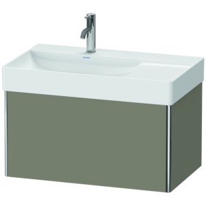 Duravit XSquare Waschtisch-Unterschrank XS406209292 78,4x39,7x46cm, 1 Auszug, Steingrau seidenmatt