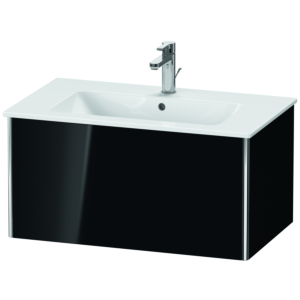 Duravit XSquare Waschtisch-Unterschrank XS407204040 81x40x47,8cm, 1 Auszug, schwarz hochglanz