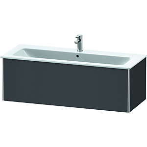 Duravit XSquare Waschtisch-Unterschrank XS407404949 121x40x47,8cm, 1 Auszug, Graphit matt