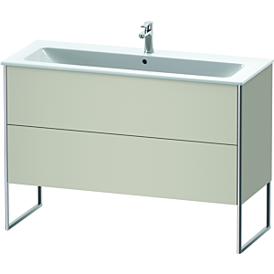 Duravit XSquare Waschtisch-Unterschrank XS444809191 121x59,2x47,8cm, 2 Auszüge, Taupe