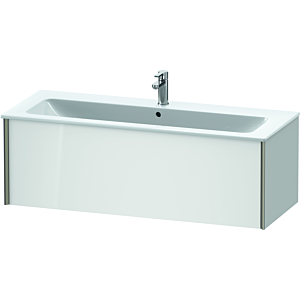 XViu Duravit vasque XV40280B185 121 x 40 x 48 cm, blanc brillant, 2000 coulissant, suspendu, champagne mat