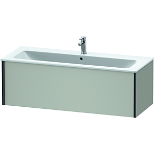 Duravit XViu Waschtisch-Unterschrank XV40280B207 121 x 40 x 48 cm, betongrau matt, 1 Auszug, wandhängend, schwarz matt