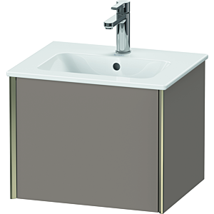 Duravit XViu Waschtisch-Unterschrank XV42150B143 51x42x40cm, 1 Auszug, wandhängend, champagner matt, basalt matt