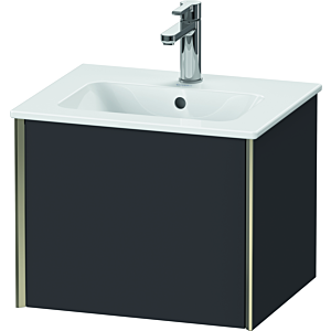 Duravit XViu Waschtisch-Unterschrank XV42150B180 51x42x40cm, 1 Auszug, wandhängend, champagner matt, graphit supermatt
