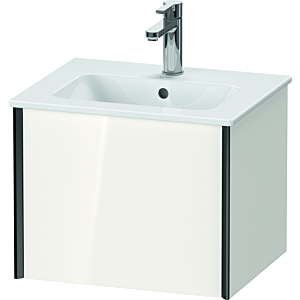 Duravit XViu vanity unit XV42150B222 51x42x40cm, 2000 pull-out, wall-hung, black matt, white high gloss