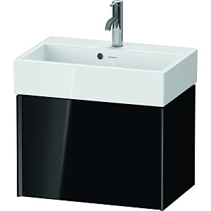 Duravit XViu Waschtisch-Unterschrank XV42160B240 58,4x38,4x39,7cm, 1 Auszug, schwarz matt, schwarz hochglanz