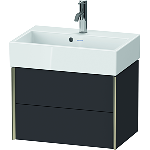 XViu Duravit vasque XV43160B180 58,4x38,4x39,7cm, 2 tiroirs, champagne mat, graphite super mat