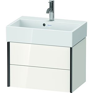 Duravit XViu vanity unit XV43160B222 58.4x38.4x39.7cm, 2 drawers, black matt, white high gloss