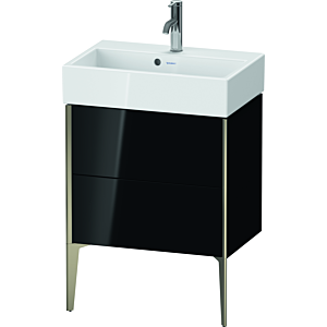 Duravit XViu vanity unit XV44580B140 58.4x38.4x49.3cm, 2 pull-outs, matt champagne, high-gloss black
