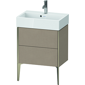 Duravit XViu vanity unit XV44580B175 58.4x38.4x49.3cm, 2 pull-outs, matt champagne, linen