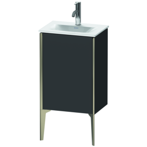 Duravit XViu vanity unit XV4068RB180 43x31x59.1cm, 2000 door, matt champagne, right, graphite supermatt