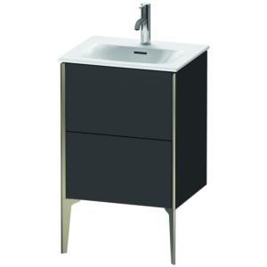 Duravit XViu vanity unit XV40690B180 51x42x59.1cm, 2 pull-outs, matt champagne, super matt graphite
