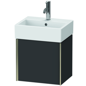 Duravit XViu Waschtisch-Unterschrank XV4231LB180 43,4x33,4x39,7cm, champagner matt, Tür links, graphit supermatt