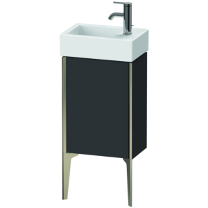 Duravit XViu vanity unit XV4530LB180 36.4 x 49.3 x 23.4 cm, left, graphite super matt, 2000 door, champagne matt