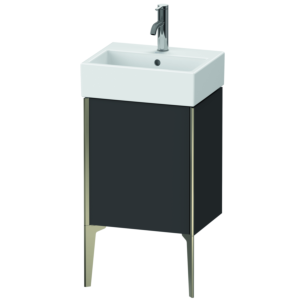 XViu Duravit vasque XV4531LB180 43,4x33,4x49,3cm, champagne mat, porte à gauche, graphite super mat