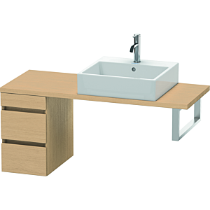 Duravit DuraStyle meuble sous-vasque DS532503030 30 x 47,8 cm, Eiche natur , pour console, 2 tiroirs